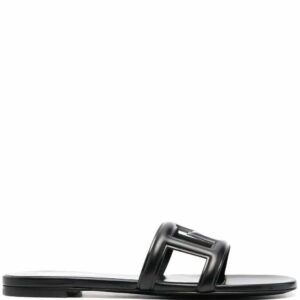 Versace  calf leather slides