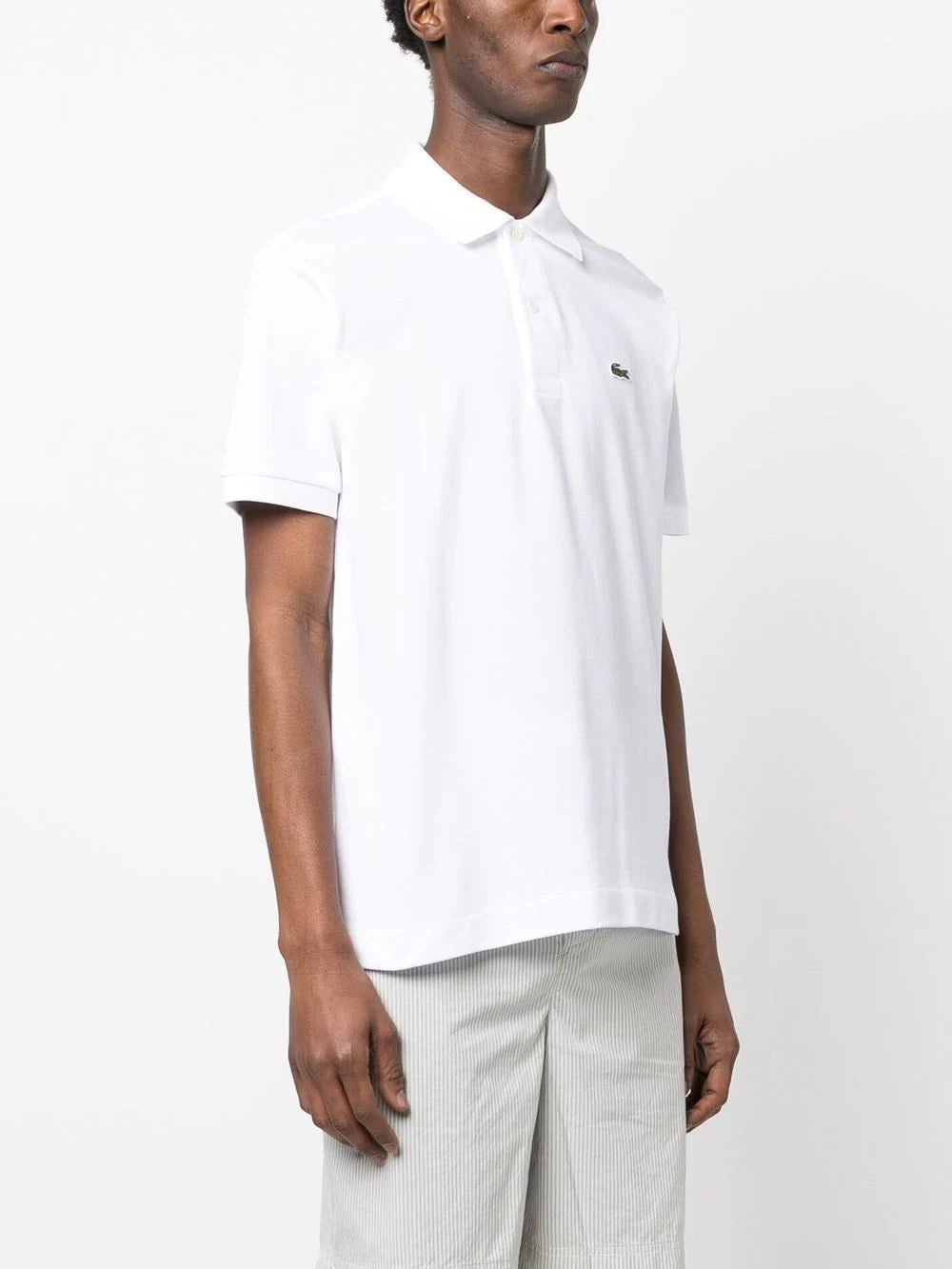 Lacoste logo-patch cotton polo shirt - Image 2