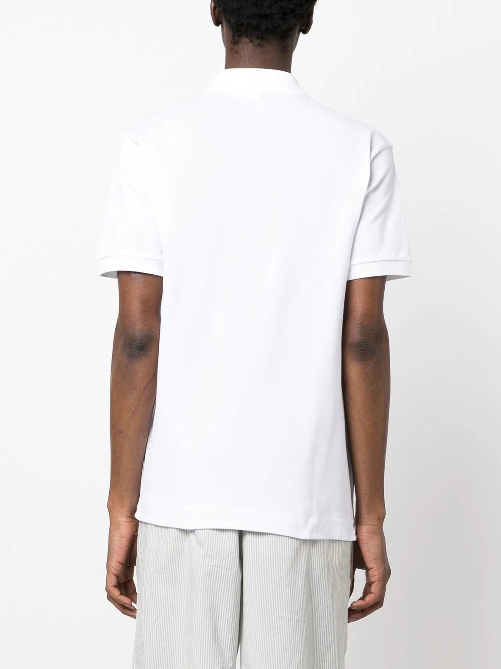 Lacoste logo-patch cotton polo shirt - Image 3
