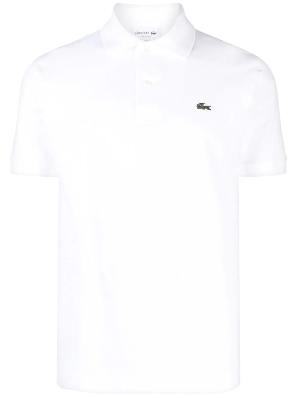 Lacoste logo-patch cotton polo shirt
