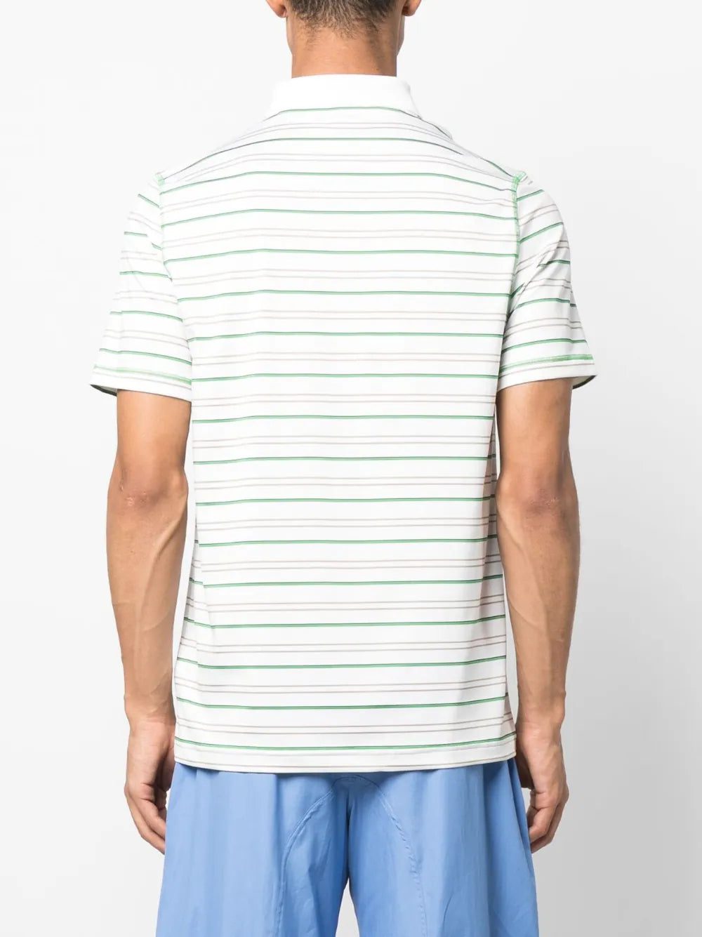 Lacoste short-sleeve striped polo shirt - Image 3