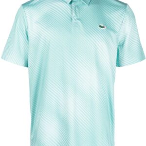 Lacoste  graphic-print stretch polo shirt