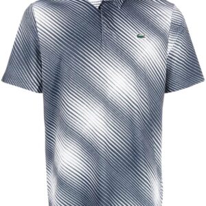 Lacoste  graphic-print stretch polo shirt