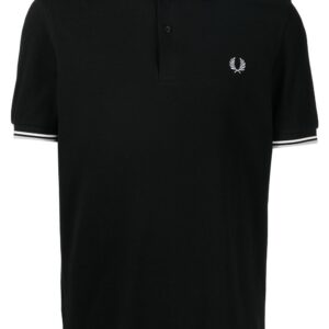 Fred Perry embroidered-logo short-sleeved polo shirt