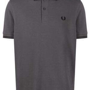 Fred Perry embroidered-logo short-sleeved polo shirt
