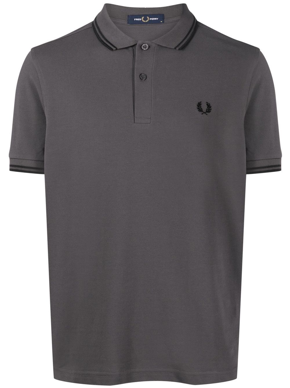 Fred Perry embroidered-logo short-sleeved polo shirt