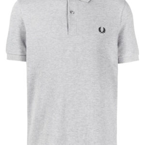 Fred Perry embroidered-logo short-sleeved polo shirt