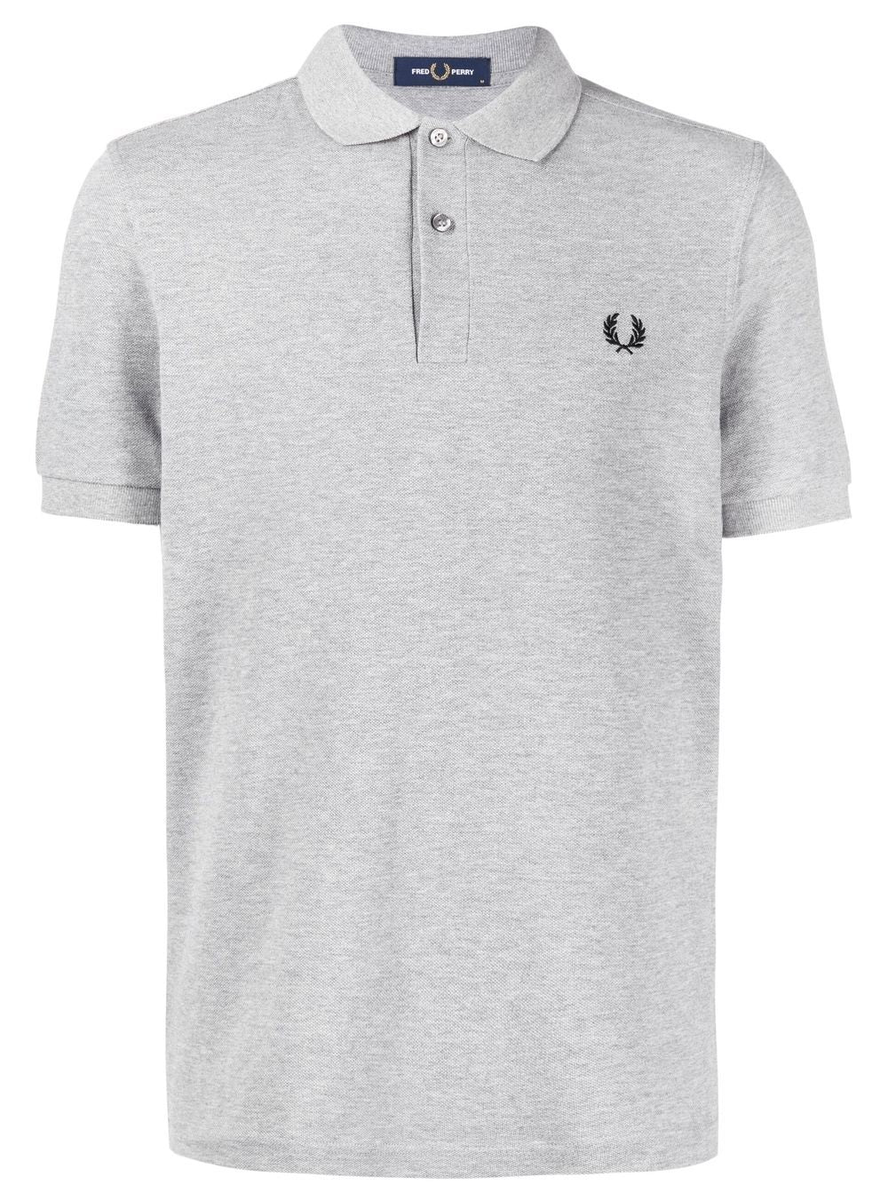 Fred Perry embroidered-logo short-sleeved polo shirt