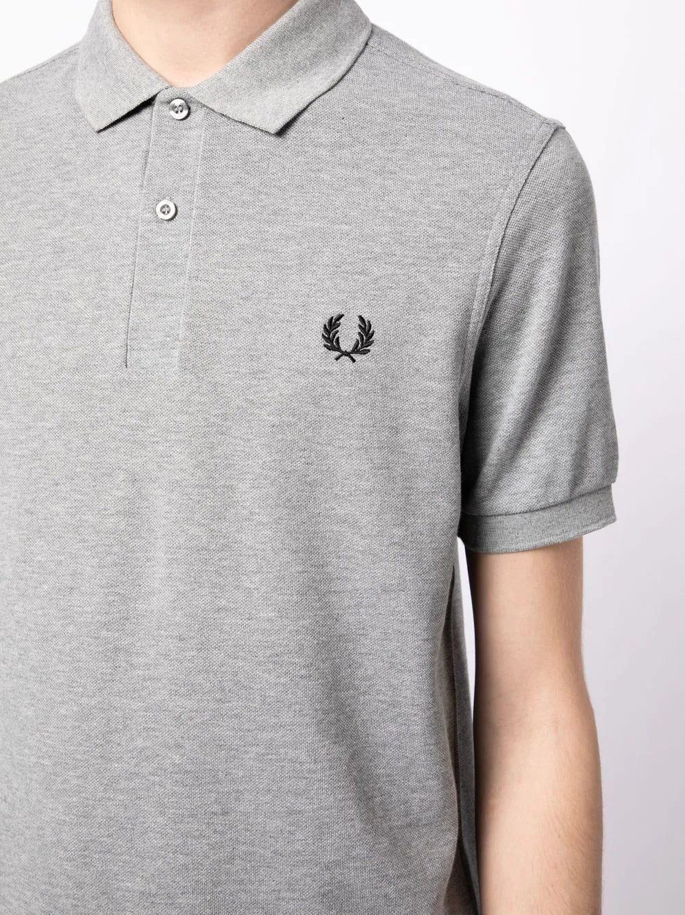 Fred Perry embroidered-logo short-sleeved polo shirt - Image 4