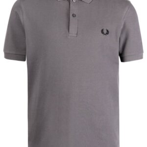 Fred Perry embroidered-logo short-sleeved polo shirt