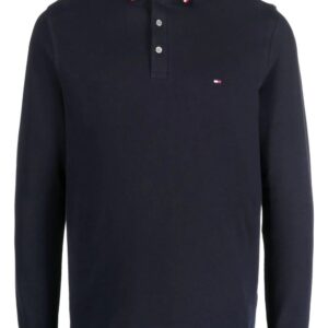 Tommy Hilfiger  striped-collar polo shirt