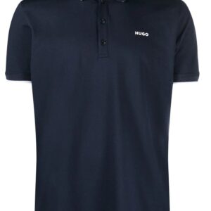 HUGO  chest logo-print polo shirt