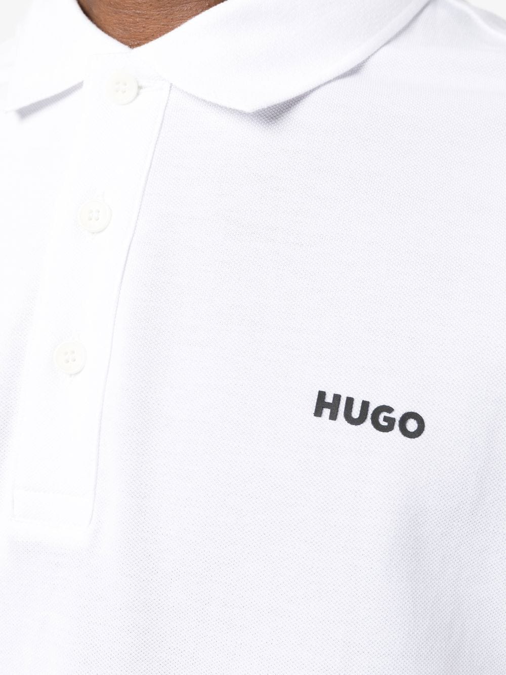 HUGO chest logo-print polo shirt - Image 5