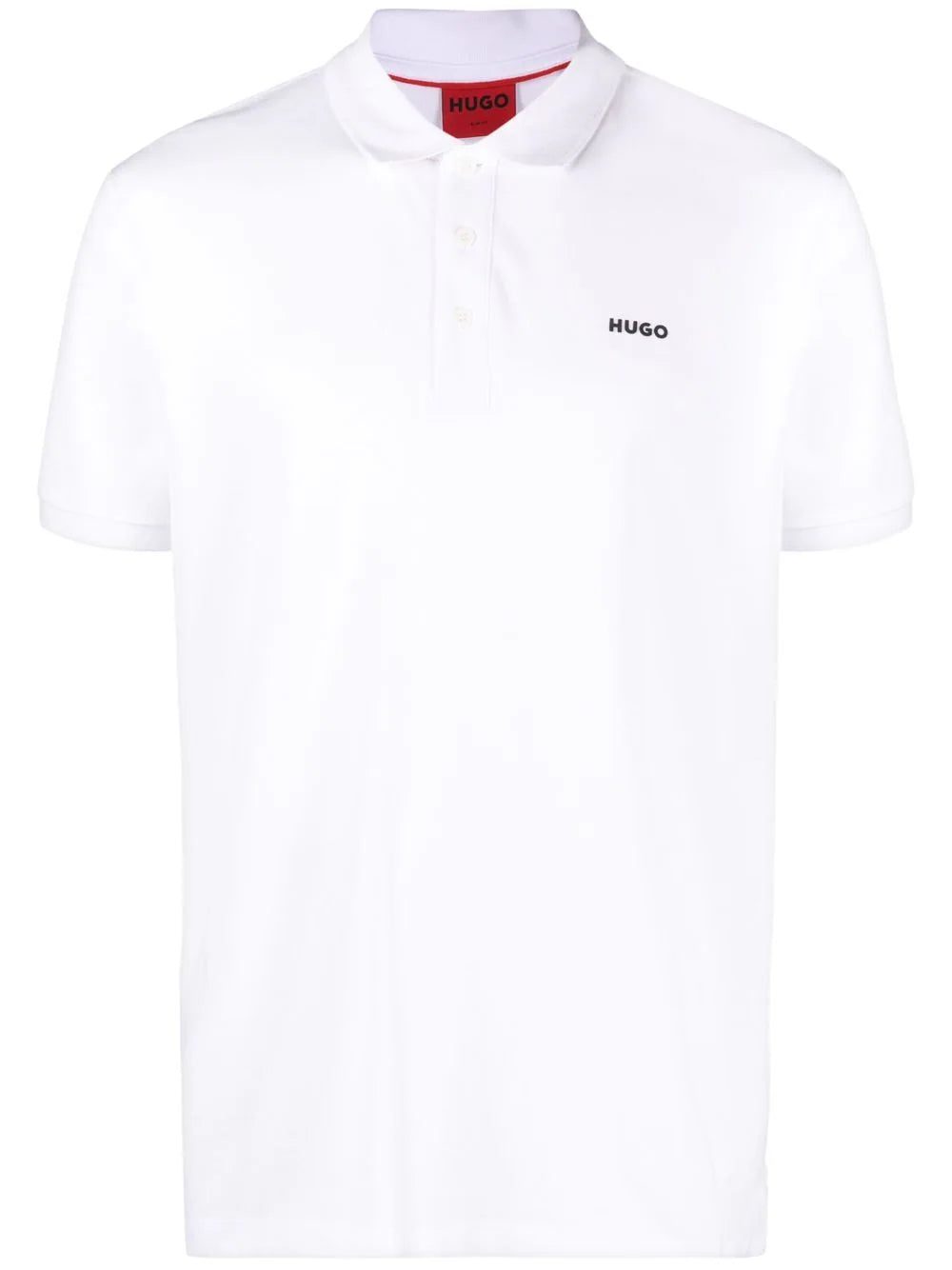 HUGO chest logo-print polo shirt
