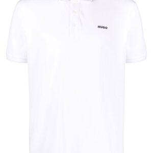 HUGO chest logo-print polo shirt