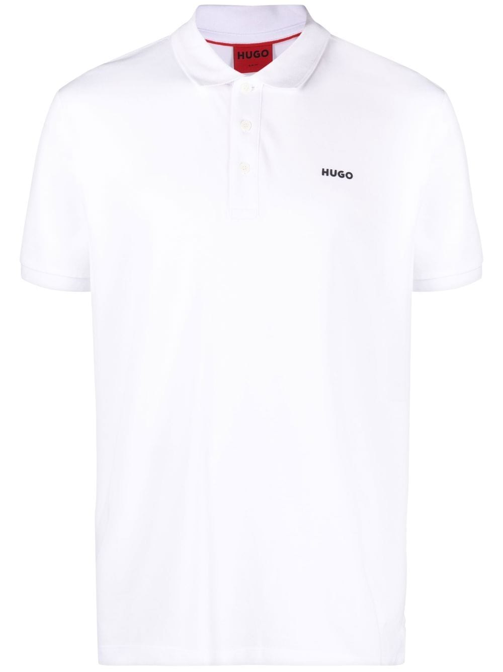 HUGO chest logo-print polo shirt