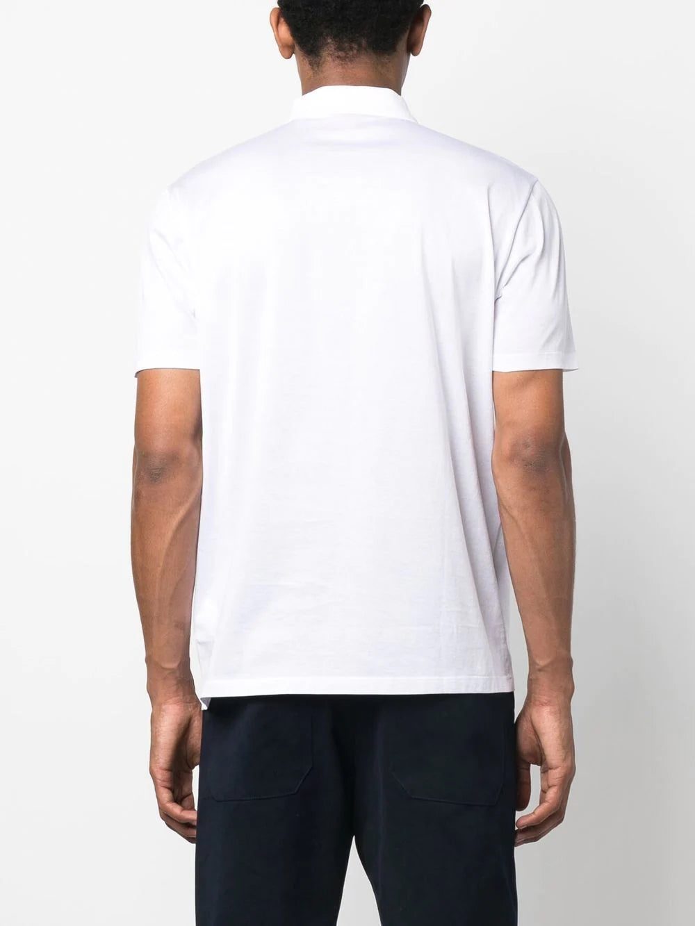 BOSS logo-patch detail polo shirt - Image 3