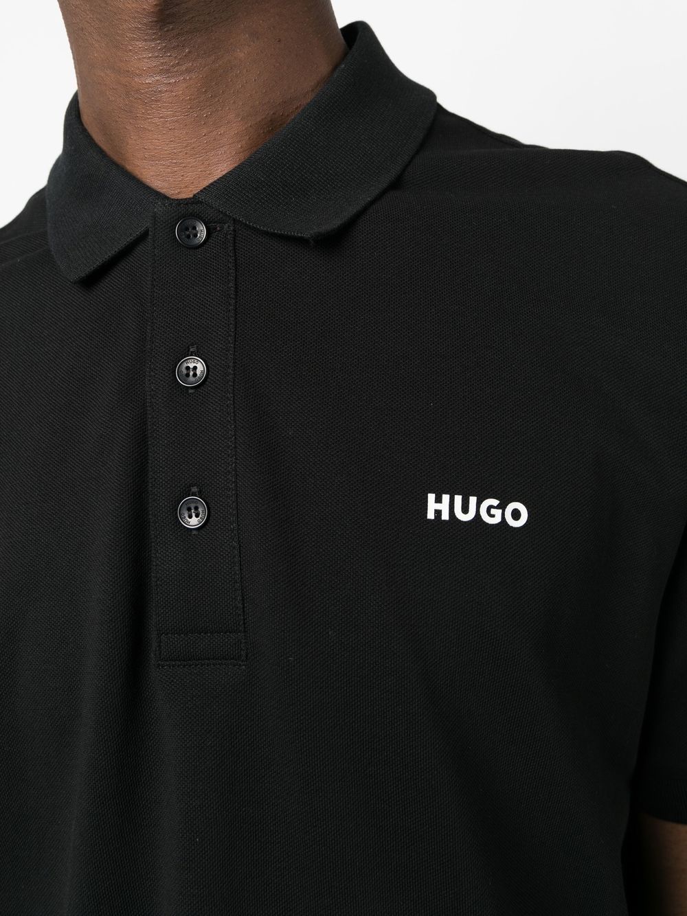 BOSS chest logo-print polo shirt - Image 4