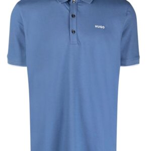 BOSS  chest logo-print polo shirt