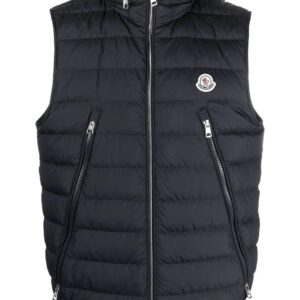 Moncler  logo-patch padded vest