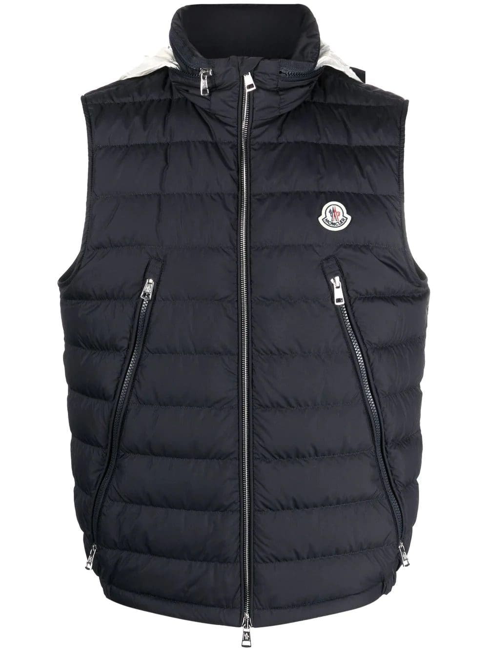 Moncler logo-patch padded vest