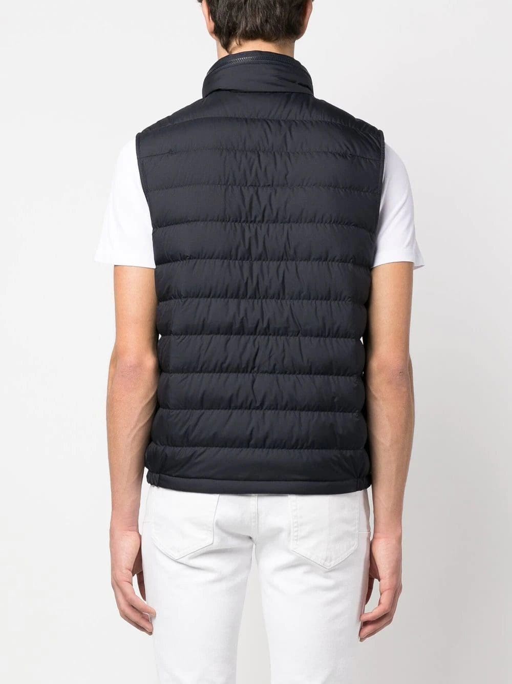 Moncler logo-patch padded vest - Image 4