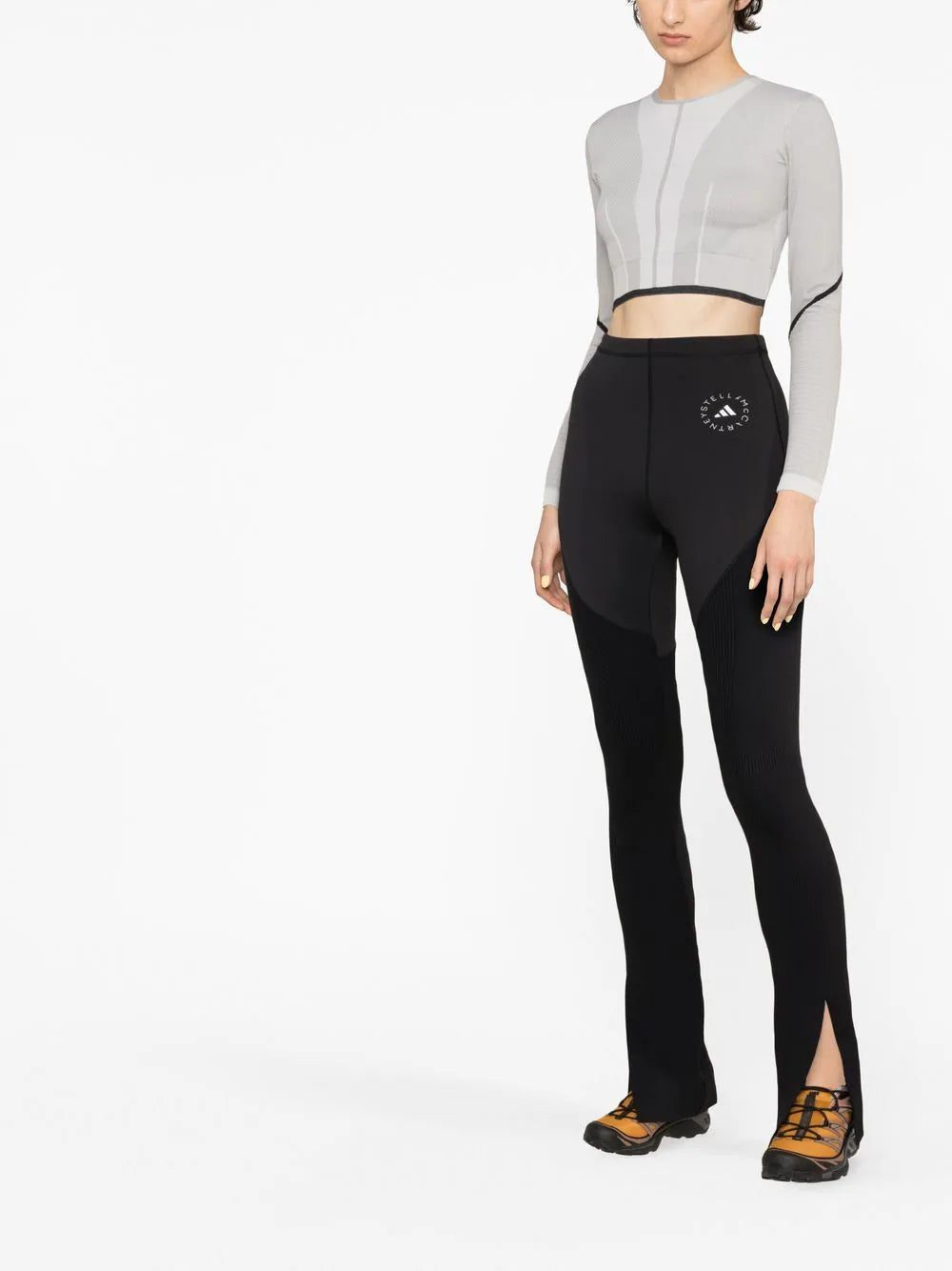 adidas by Stella McCartney logo-print high-waisted leggings - Image 3