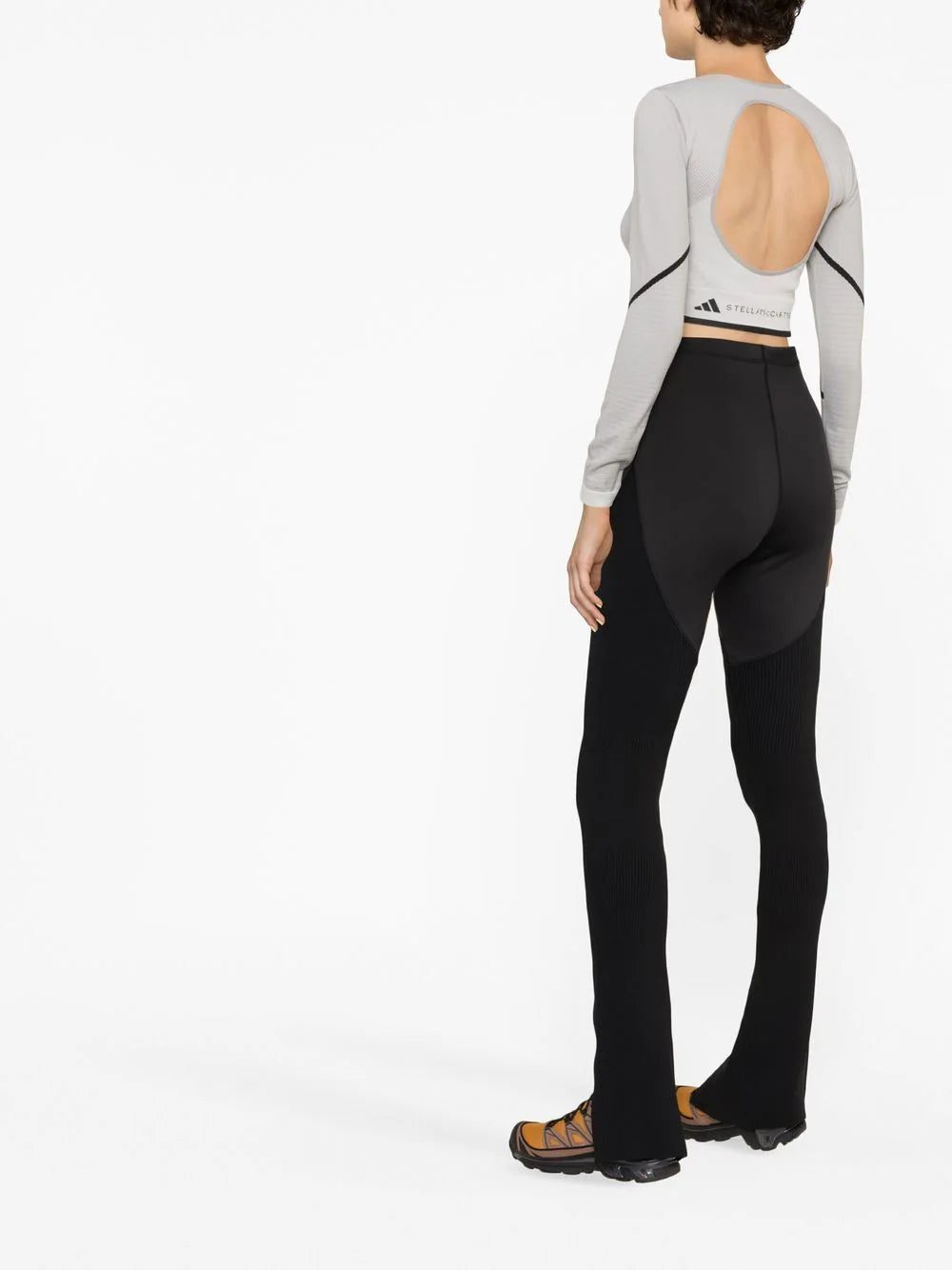 adidas by Stella McCartney logo-print high-waisted leggings - Image 4