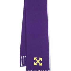 Off-White  Arrows-print wool scarf