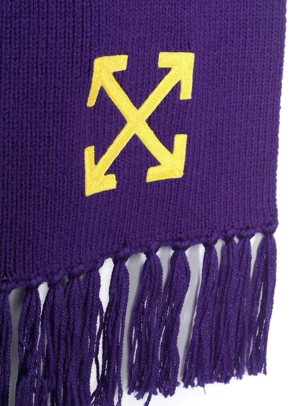Off-White Arrows-print wool scarf - Image 2