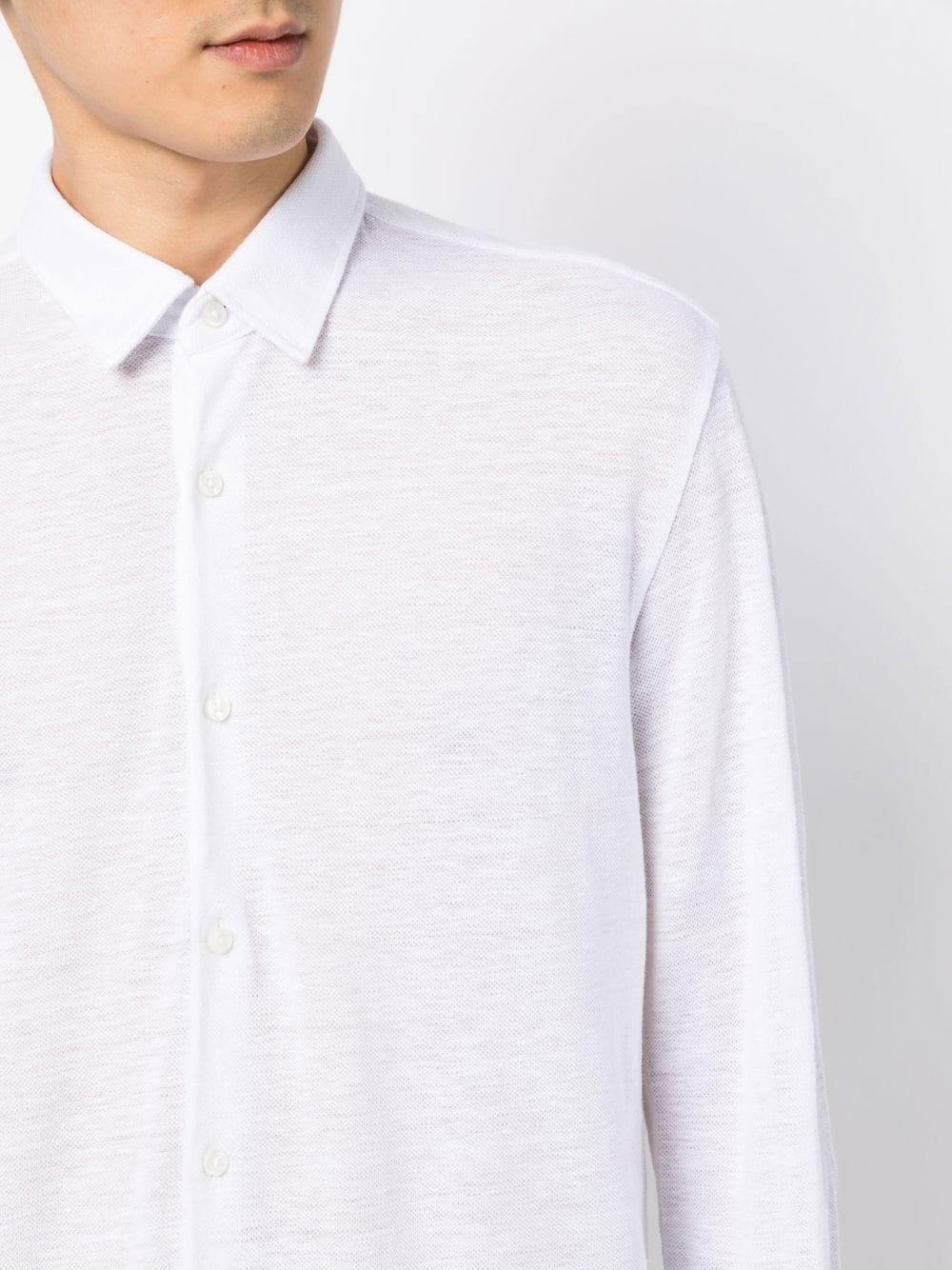 BOSS classic organic linen shirt - Image 4
