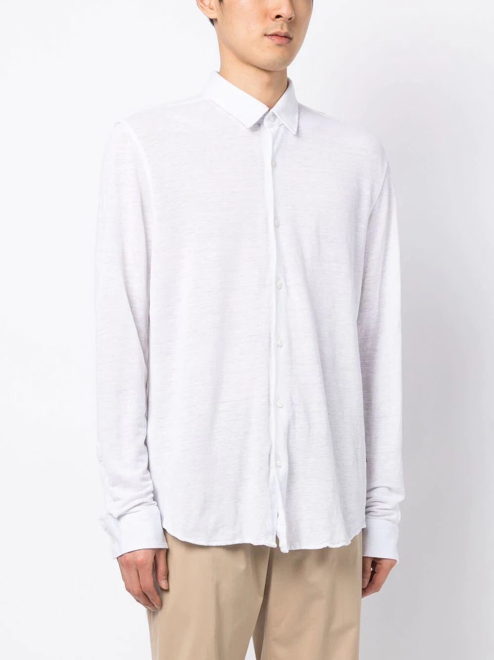 BOSS classic organic linen shirt - Image 2