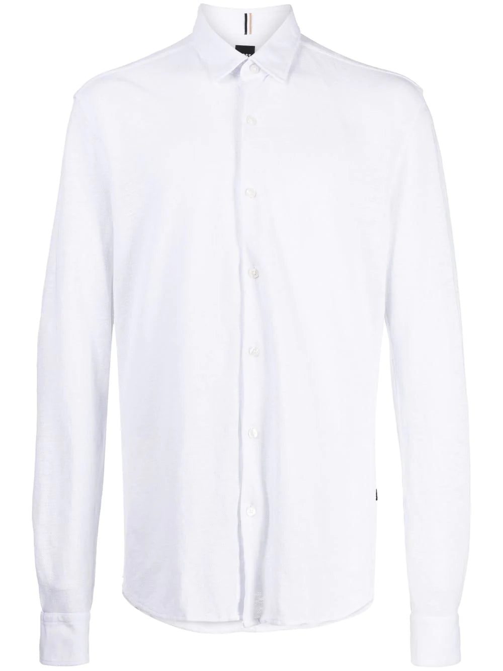 BOSS classic organic linen shirt