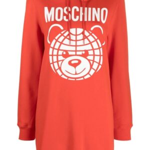 Moschino logo-print sweatshirt dress