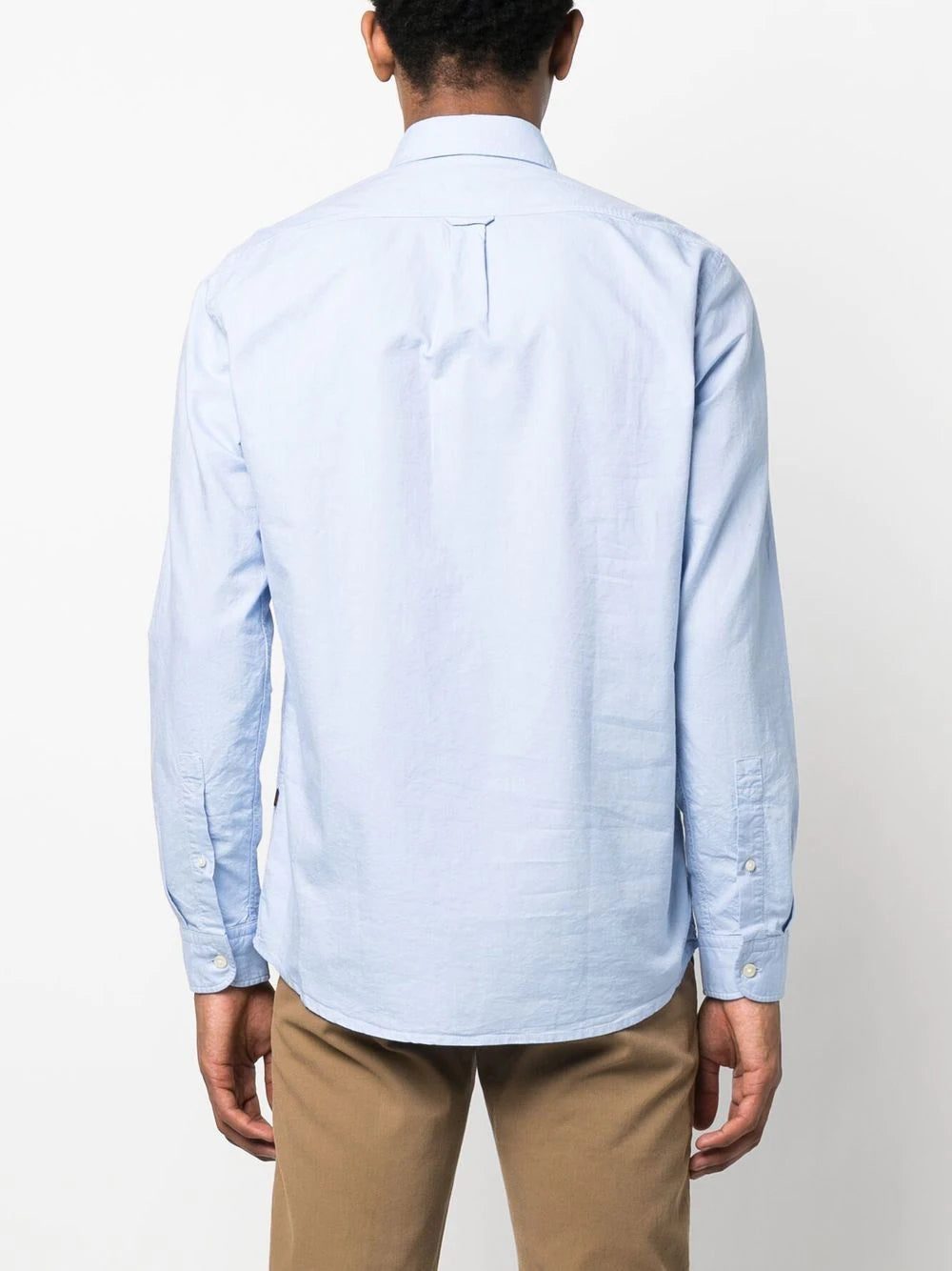 BOSS embroidered logo long-sleeve shirt - Image 3