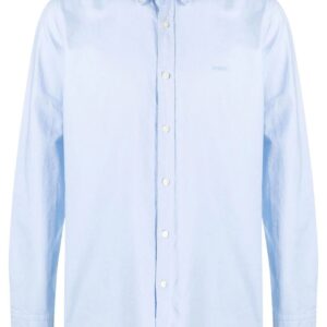 BOSS  embroidered logo long-sleeve shirt