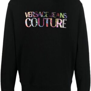 Versace Jeans Couture  logo-print crew neck sweatshirt