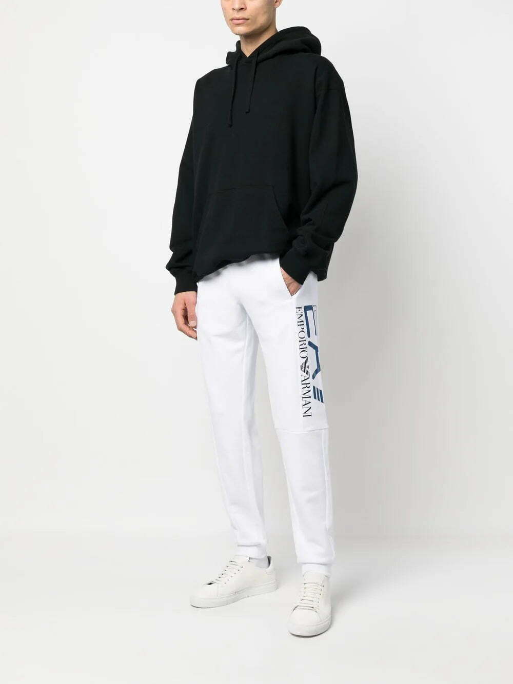 Ea7 Emporio Armani logo-print track pants - Image 2
