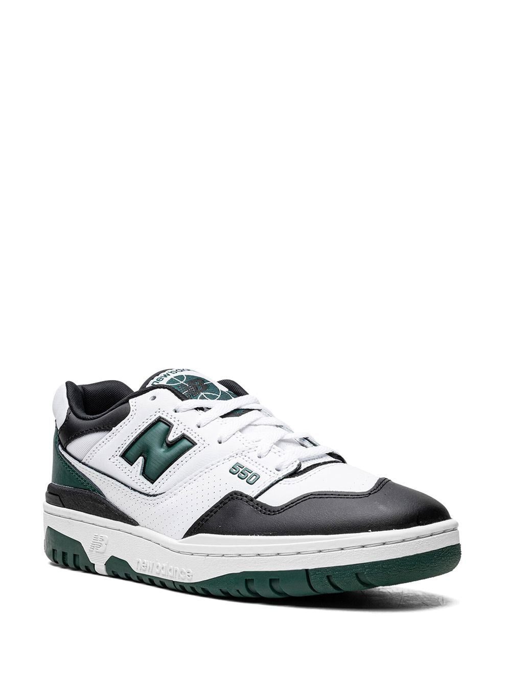 New Balance 550 "Black/White/Green" low-top sneakers - Image 2