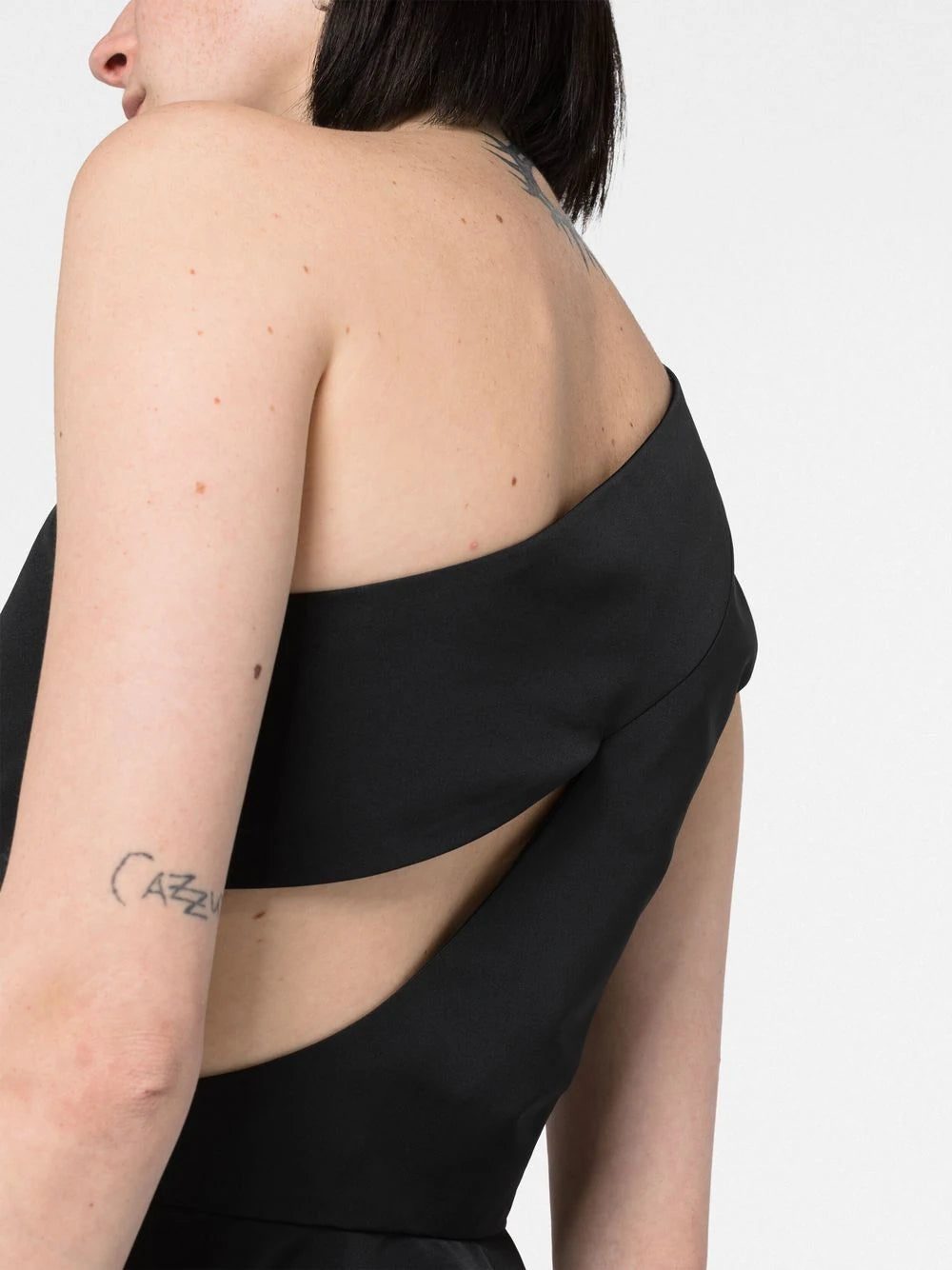 Alexander McQueen one-shoulder flared dress - Image 3