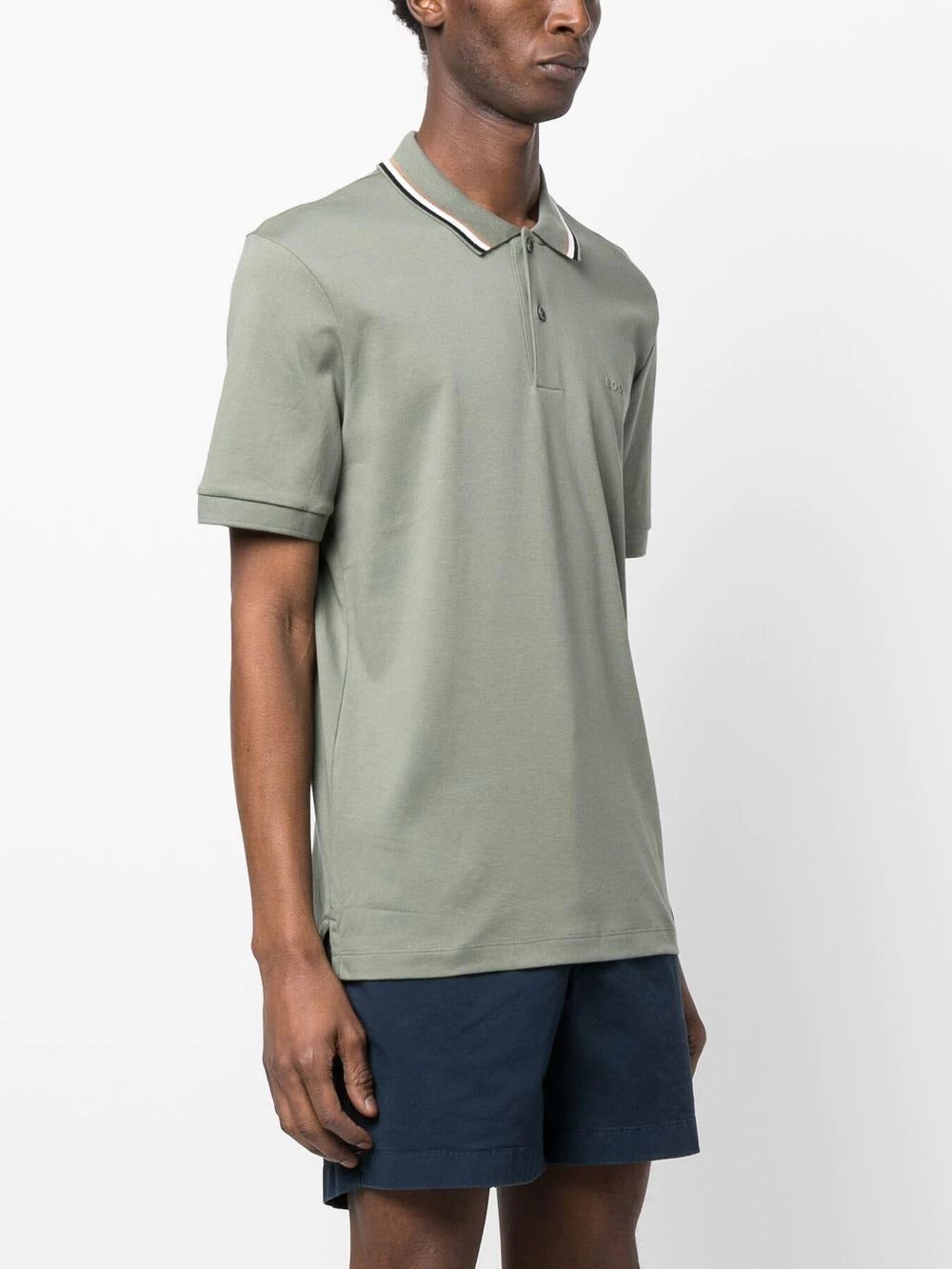 BOSS logo-print short-sleeved polo shirt - Image 2
