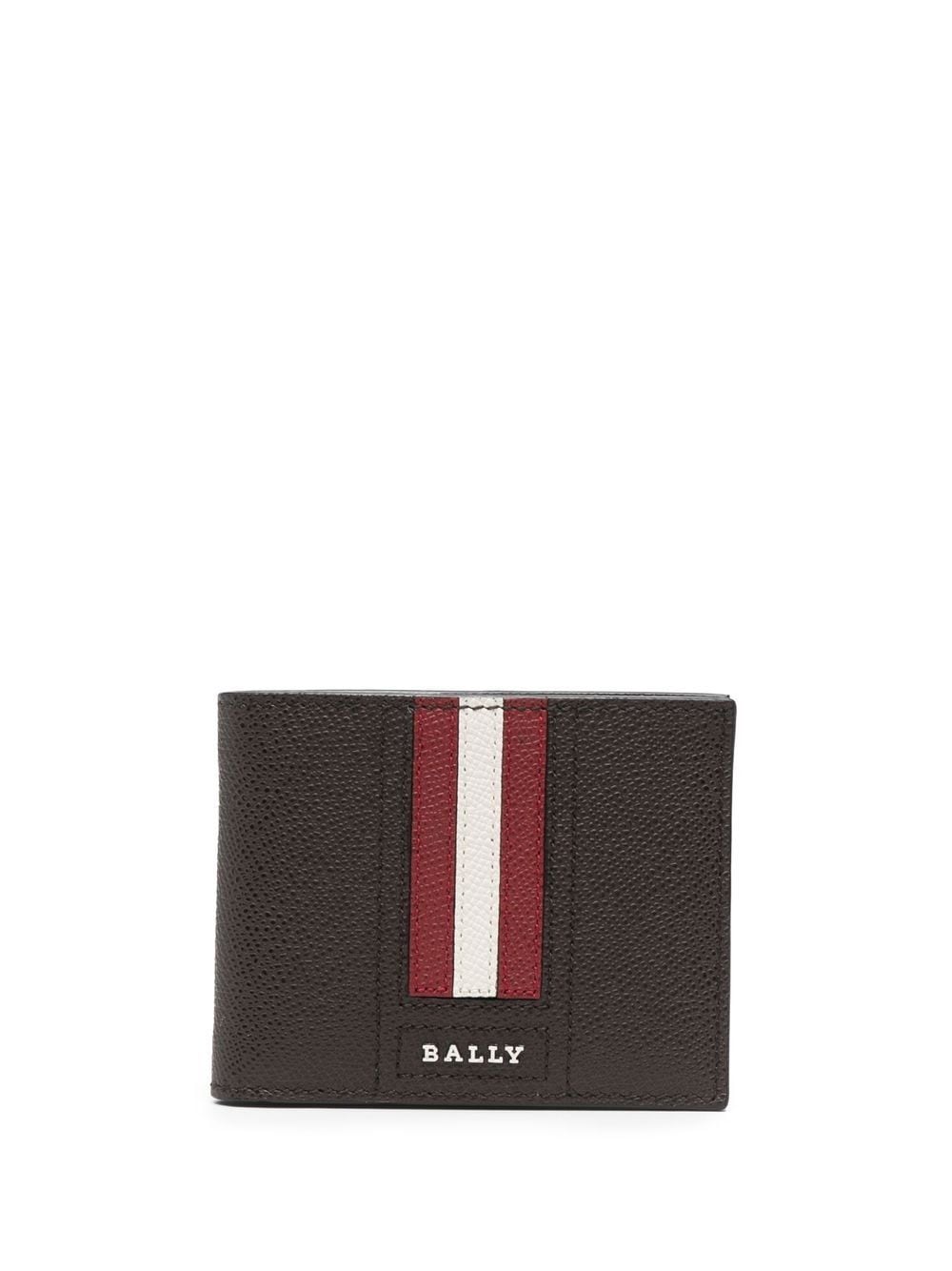Bally bi-fold leather wallet