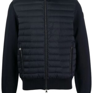 Moncler padded contrast-sleeve jacket