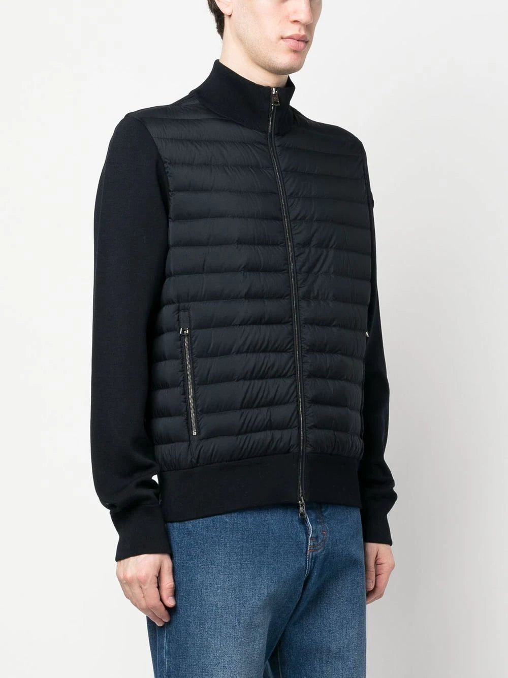 Moncler padded contrast-sleeve jacket - Image 3