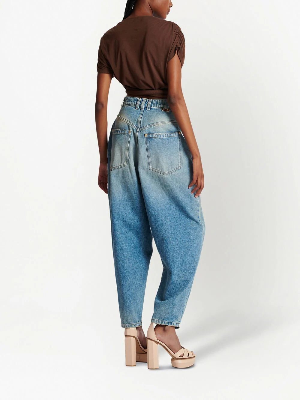 Balmain knotted cropped top - Image 2