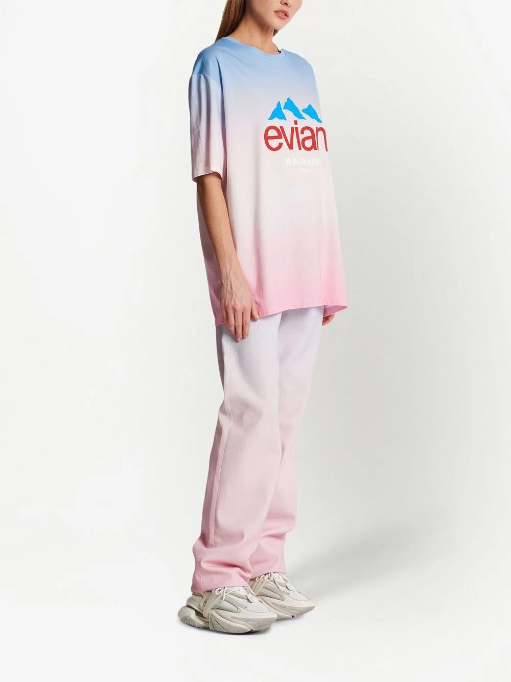 Balmain x Evian gradient-effect T-shirt - Image 3