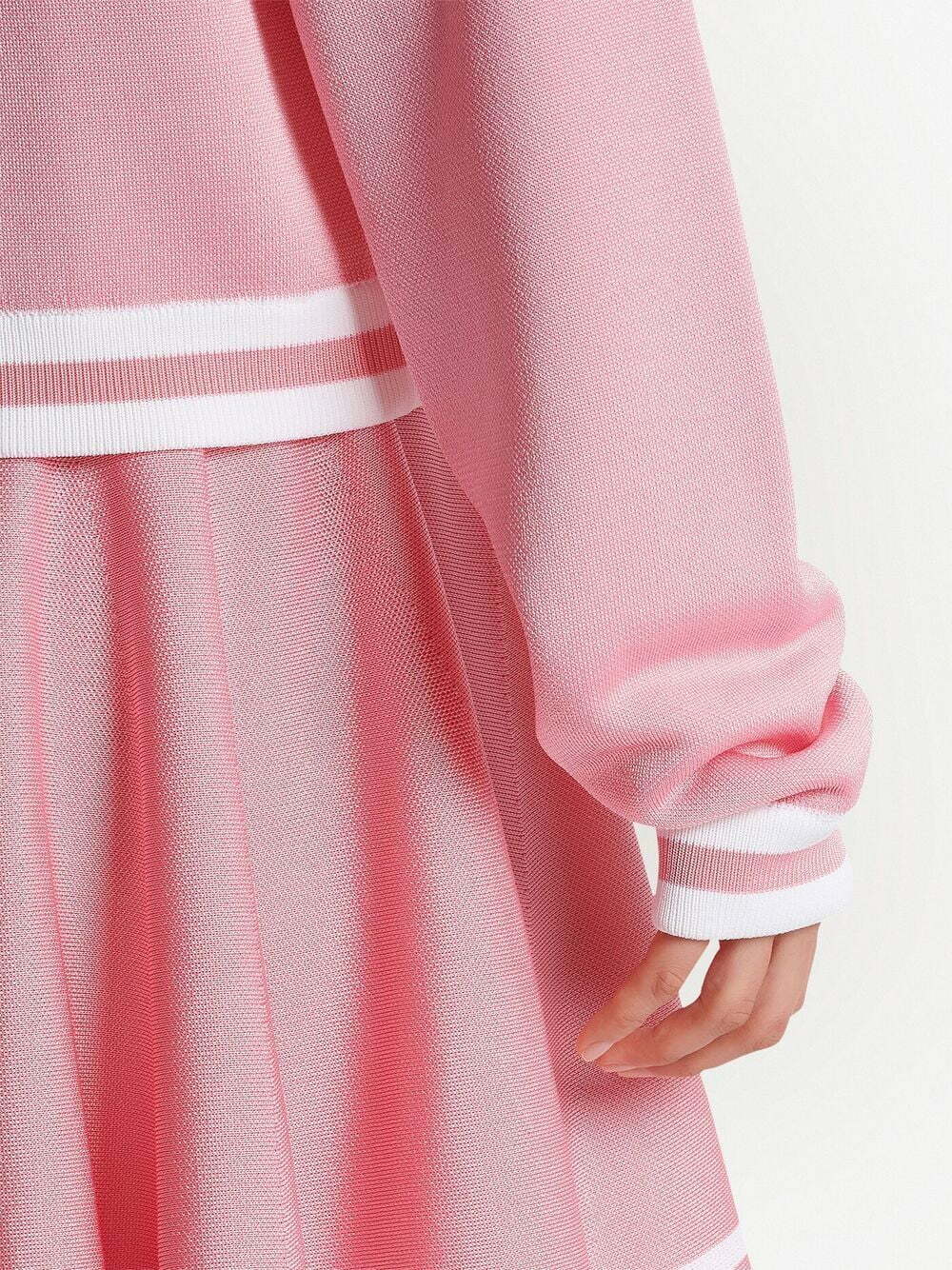 Balmain stripe-trim knitted jacket - Image 4