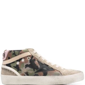 Golden Goose logo-patch lace-up sneakers