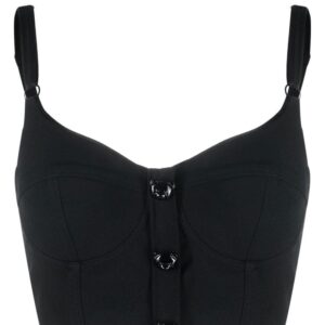 Moschino Teddy Bear-button bustier top