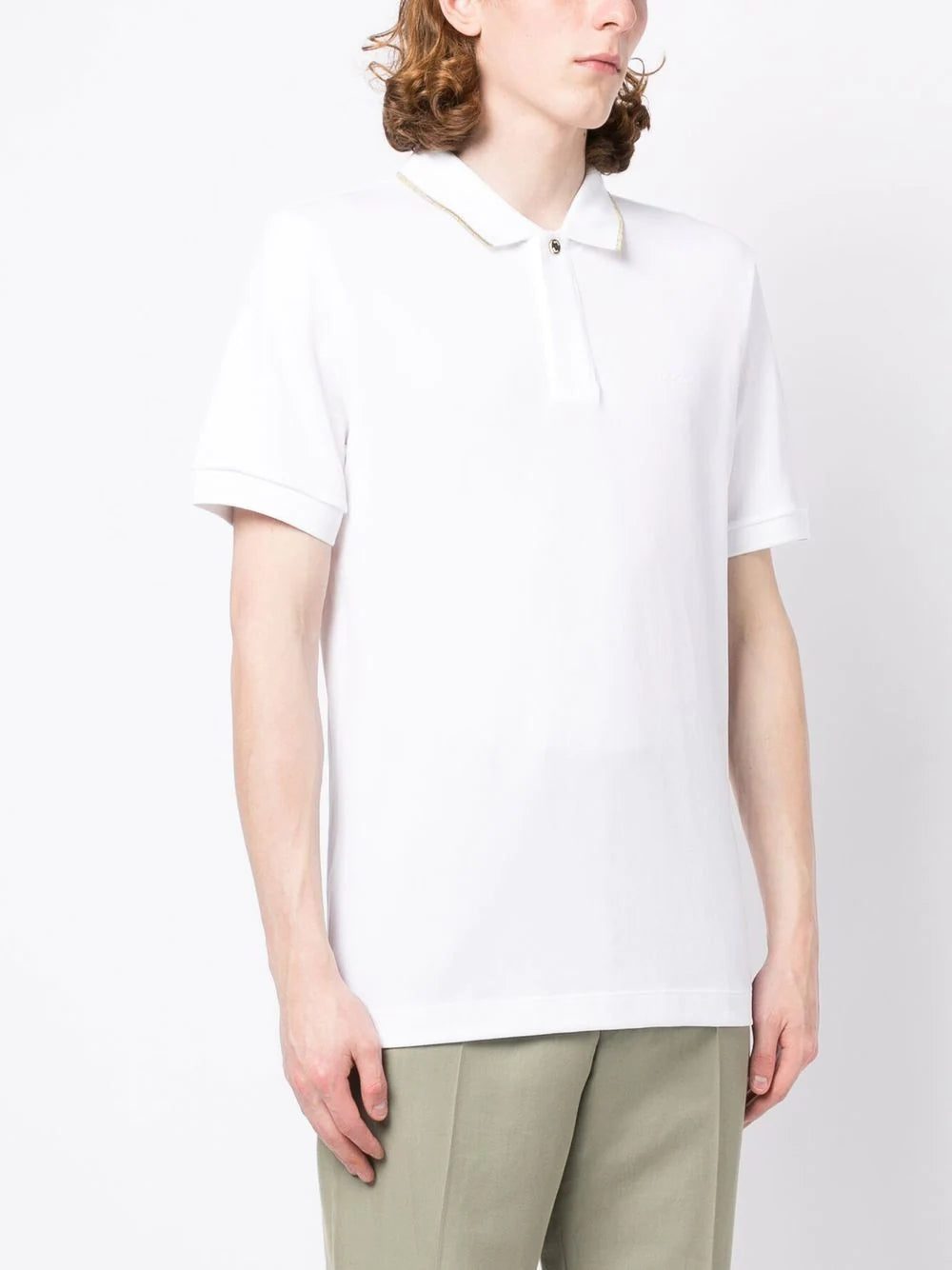 BOSS shortsleeved cotton polo shirt - Image 2